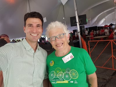 Met Eric Fisher my weather boss