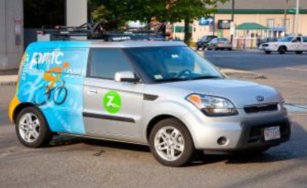 2011 PMC wrapped ZipCar